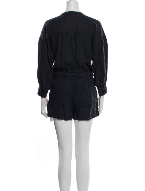 Joie Linen V-Neck Romper
