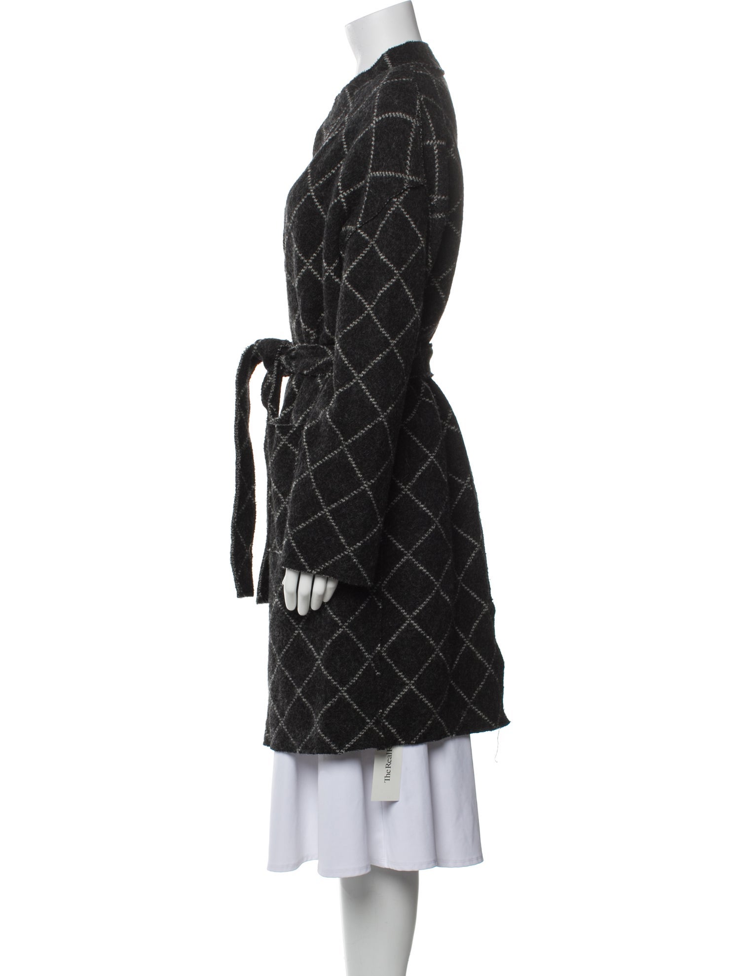 Joie Wool Plaid Print Sweater