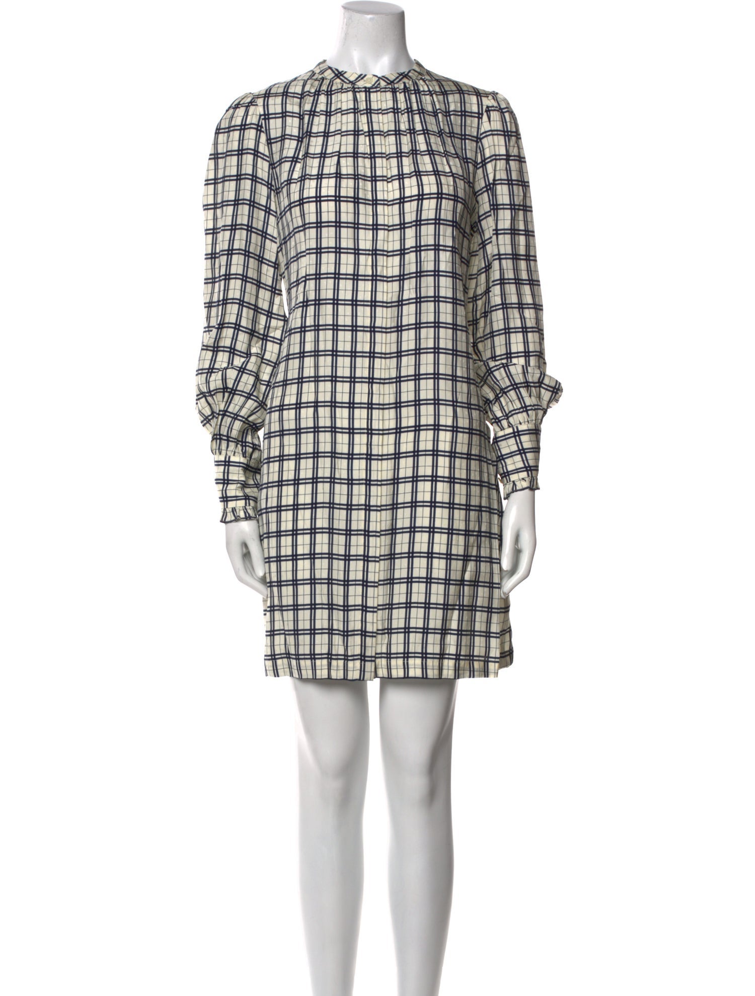 Joie Plaid Print Mini Dress