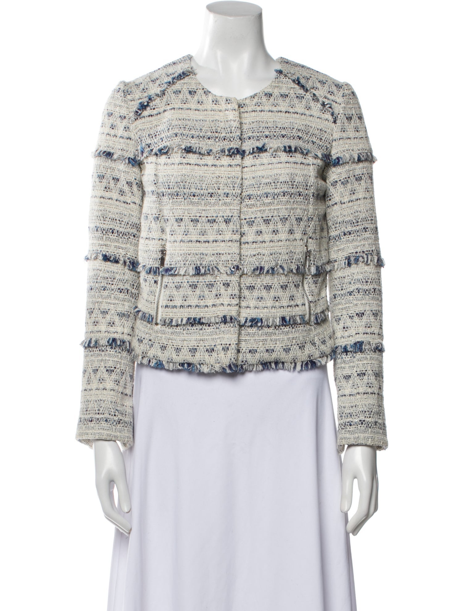 Joie Tweed Pattern Evening Jacket