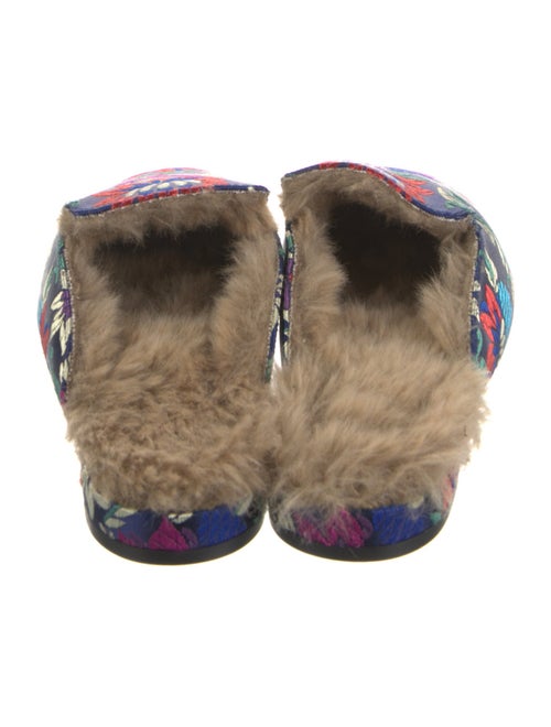 Joie Satin Patterned Mules