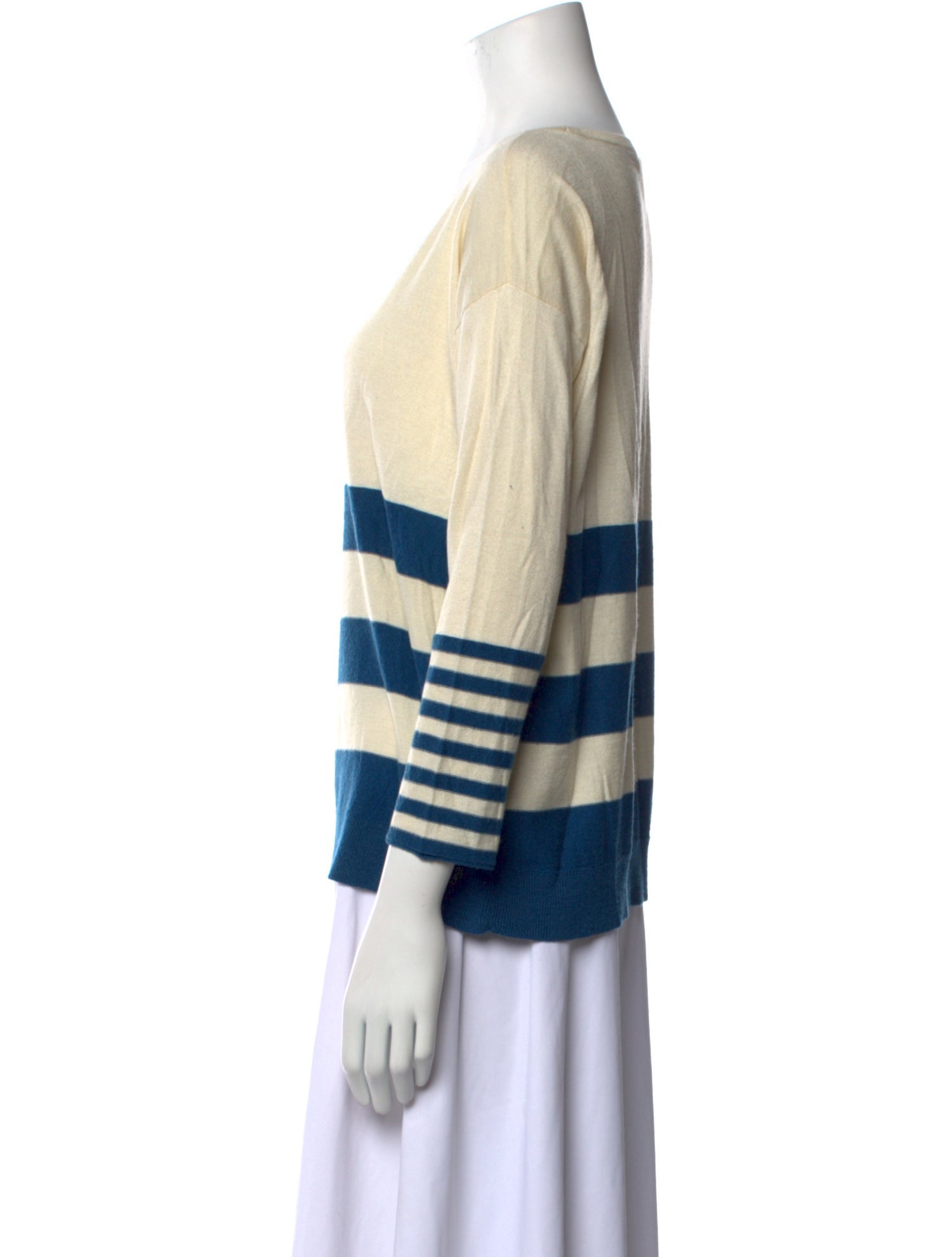 Joie Striped Scoop Neck Sweater