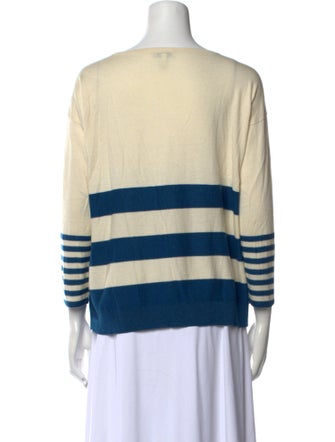 Joie Striped Scoop Neck Sweater