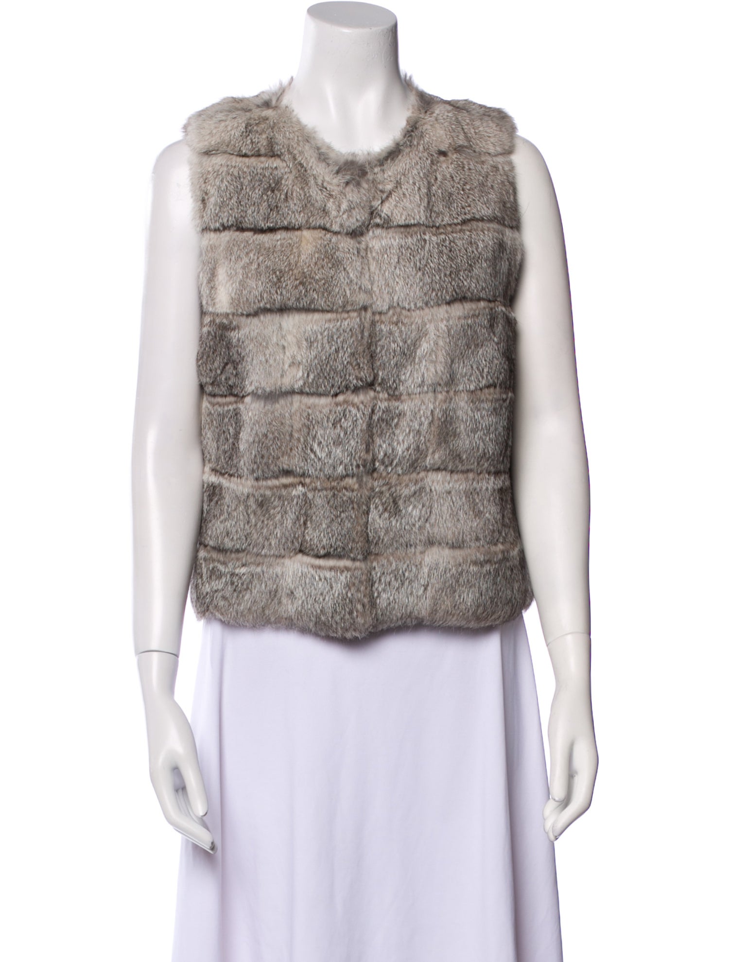 Joie Striped Fur Jacket