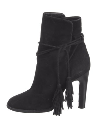 Joie Suede Tassel Accents Boots