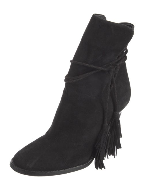 Joie Suede Tassel Accents Boots