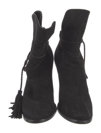 Joie Suede Tassel Accents Boots