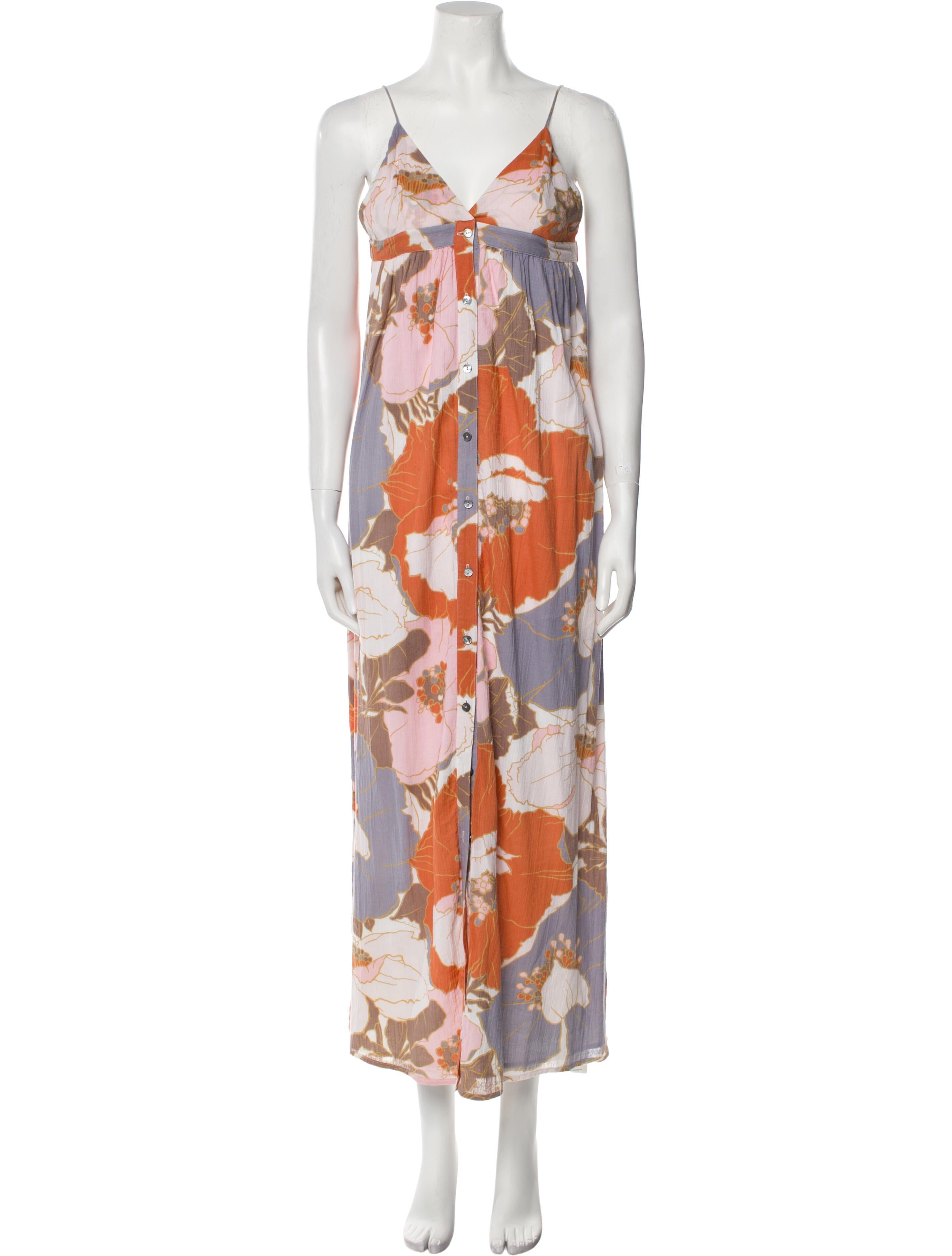Joie Floral Print Long Dress