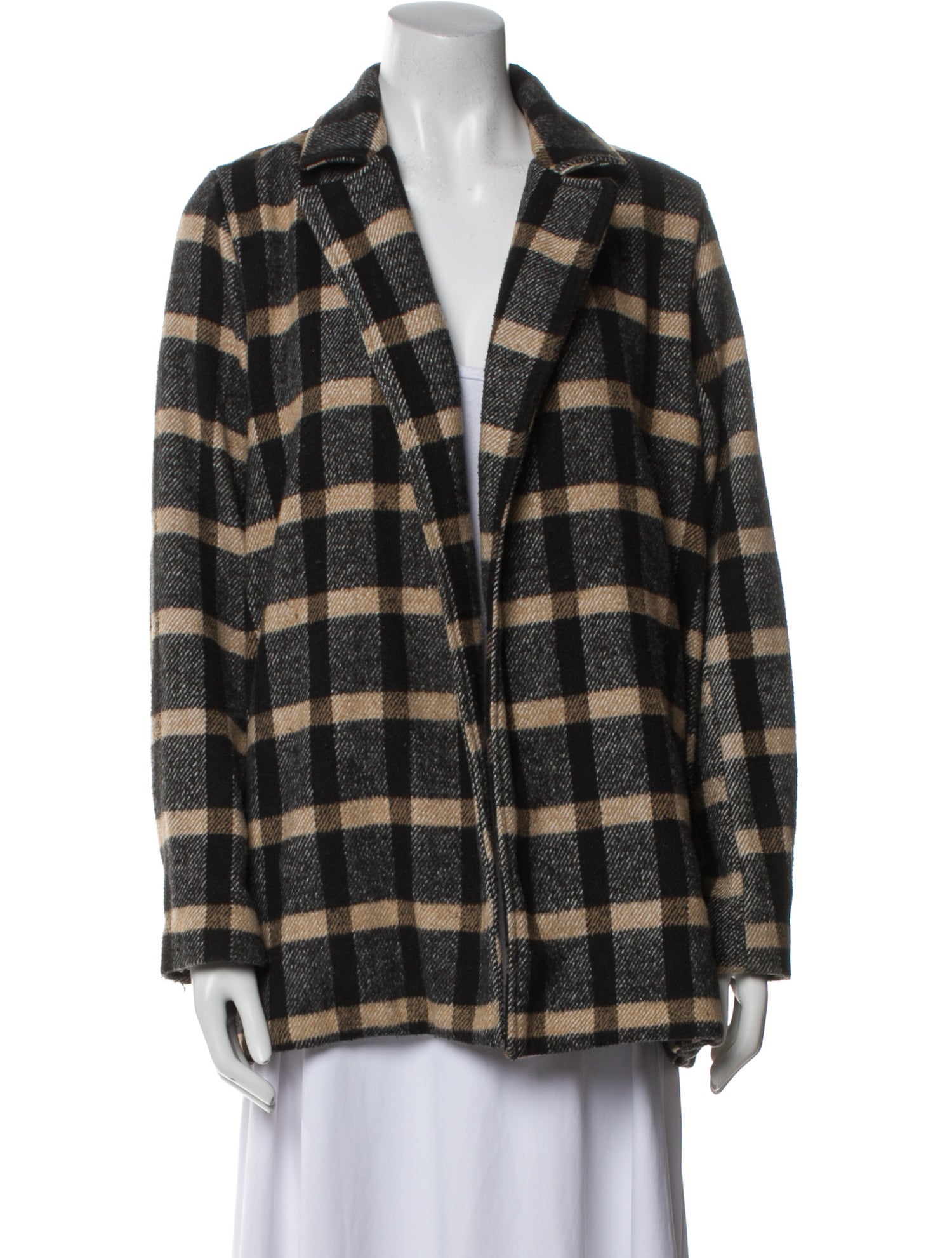 Joie Plaid Print Blazer