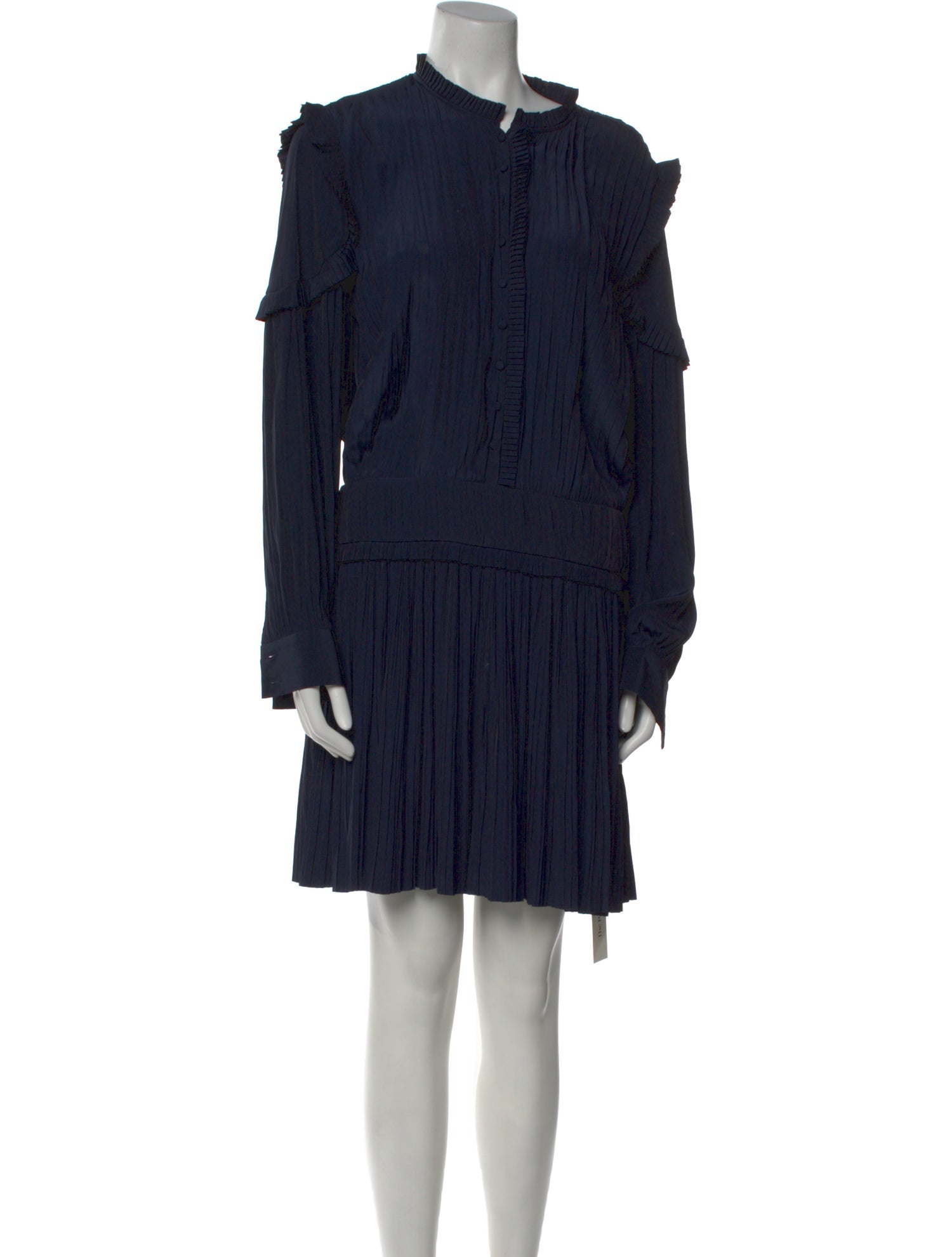 Joie Mock Neck Knee-Length Dress