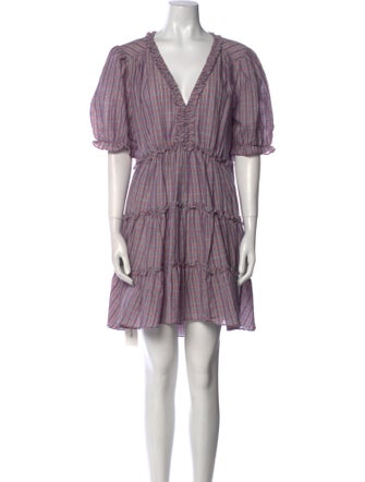 Joie Plaid Print Mini Dress