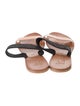 Joie Leather Colorblock Pattern Slides