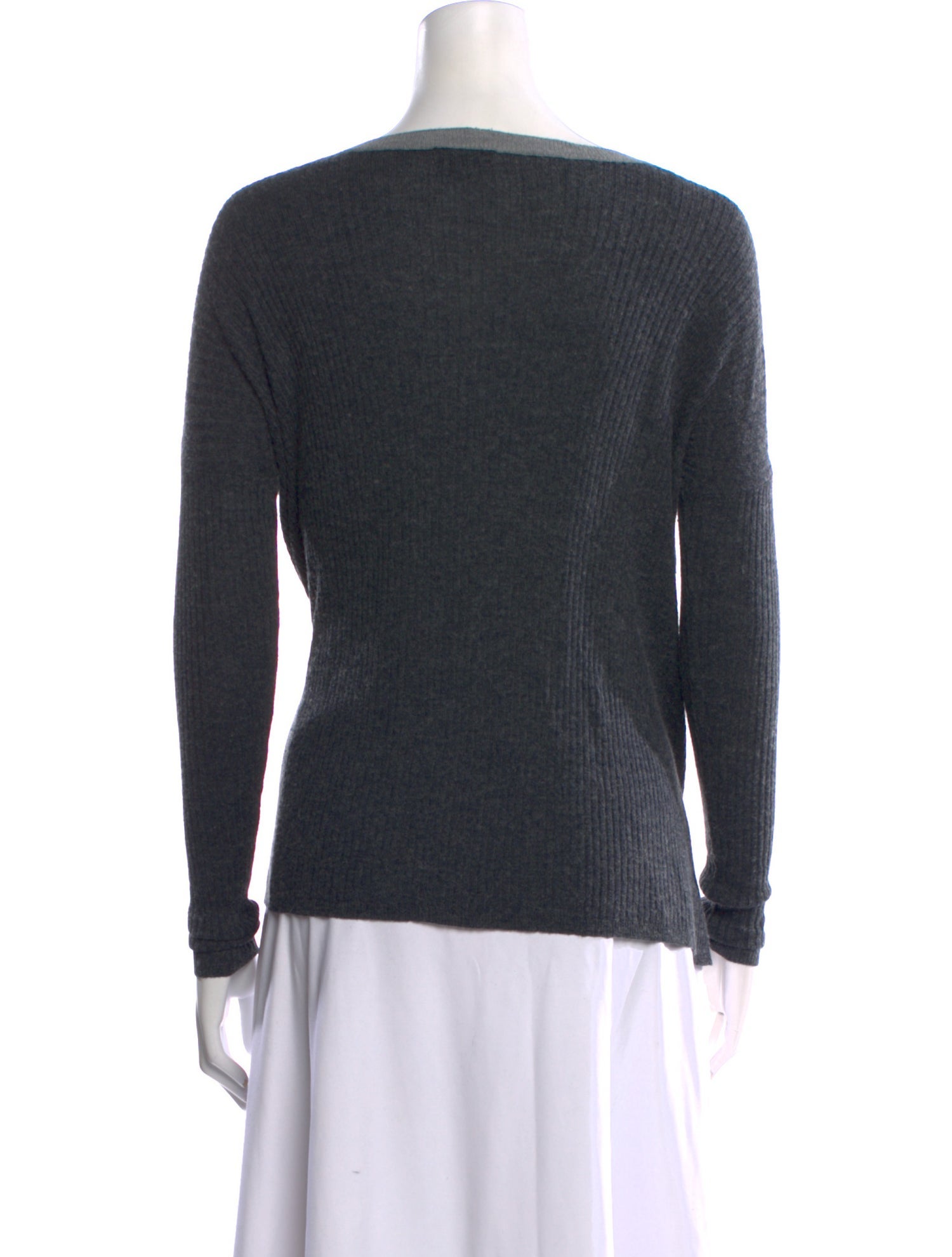 Joie Colorblock Pattern Scoop Neck Sweater