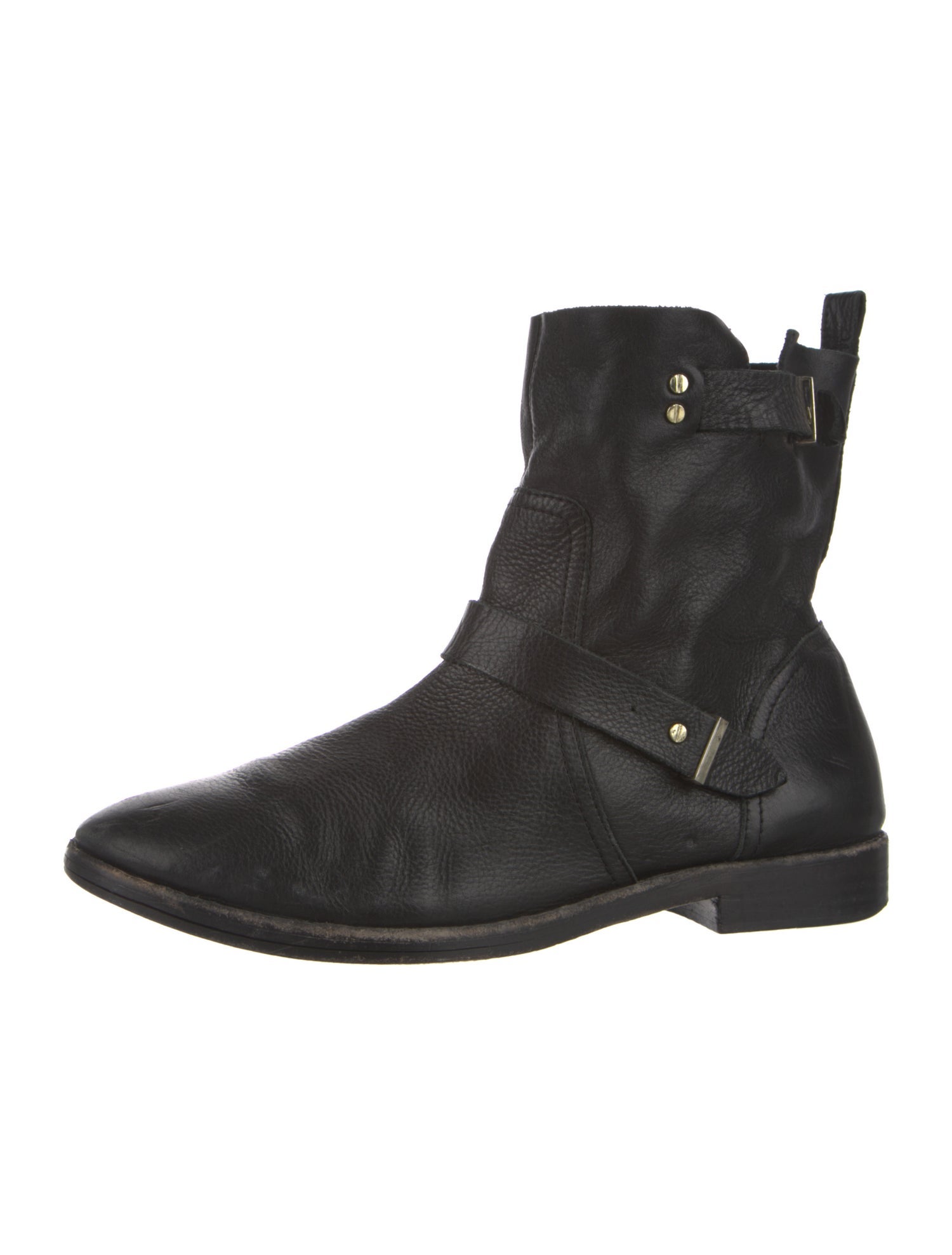 Joie Leather Moto Boots