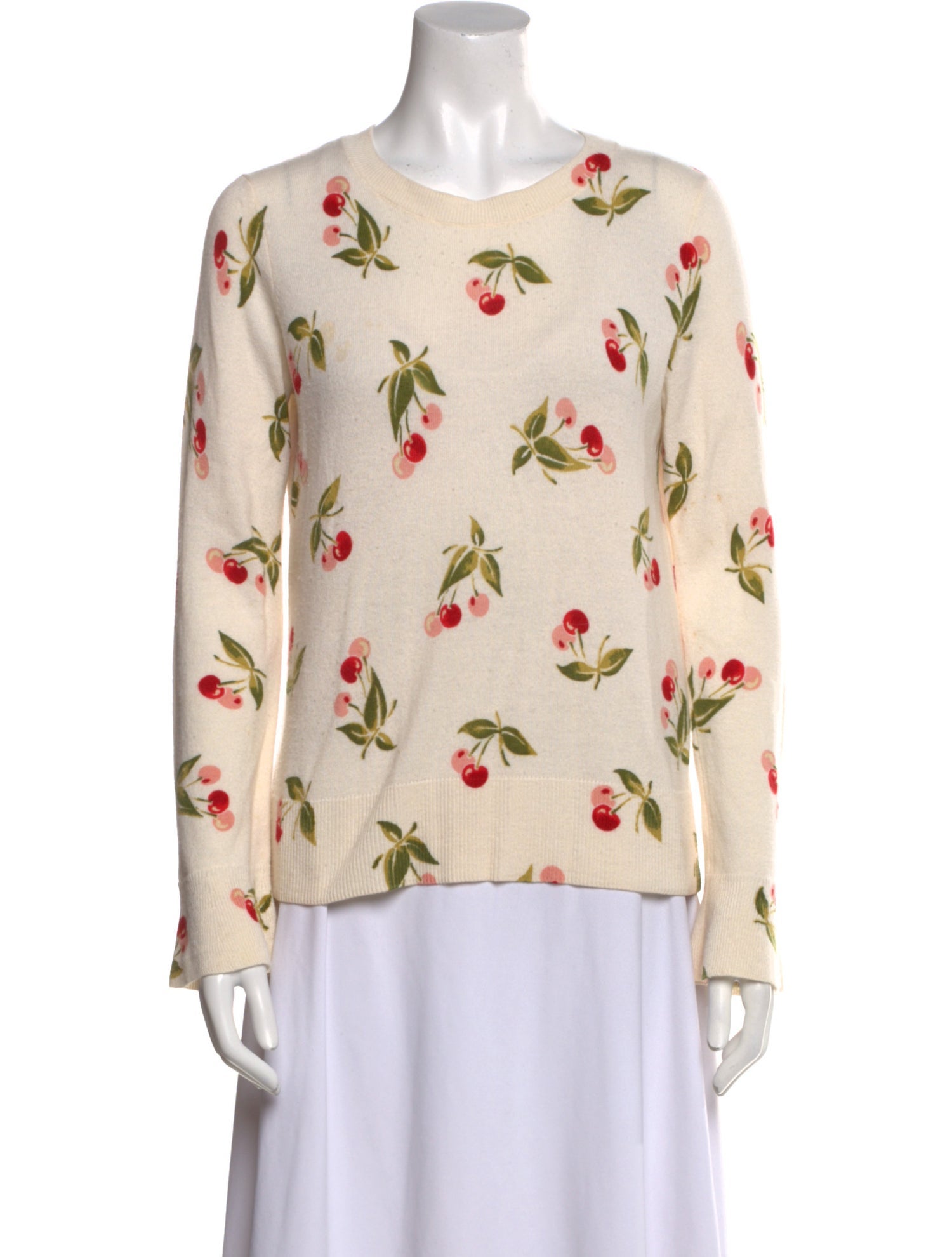 Joie Printed Crew Neck Sweater