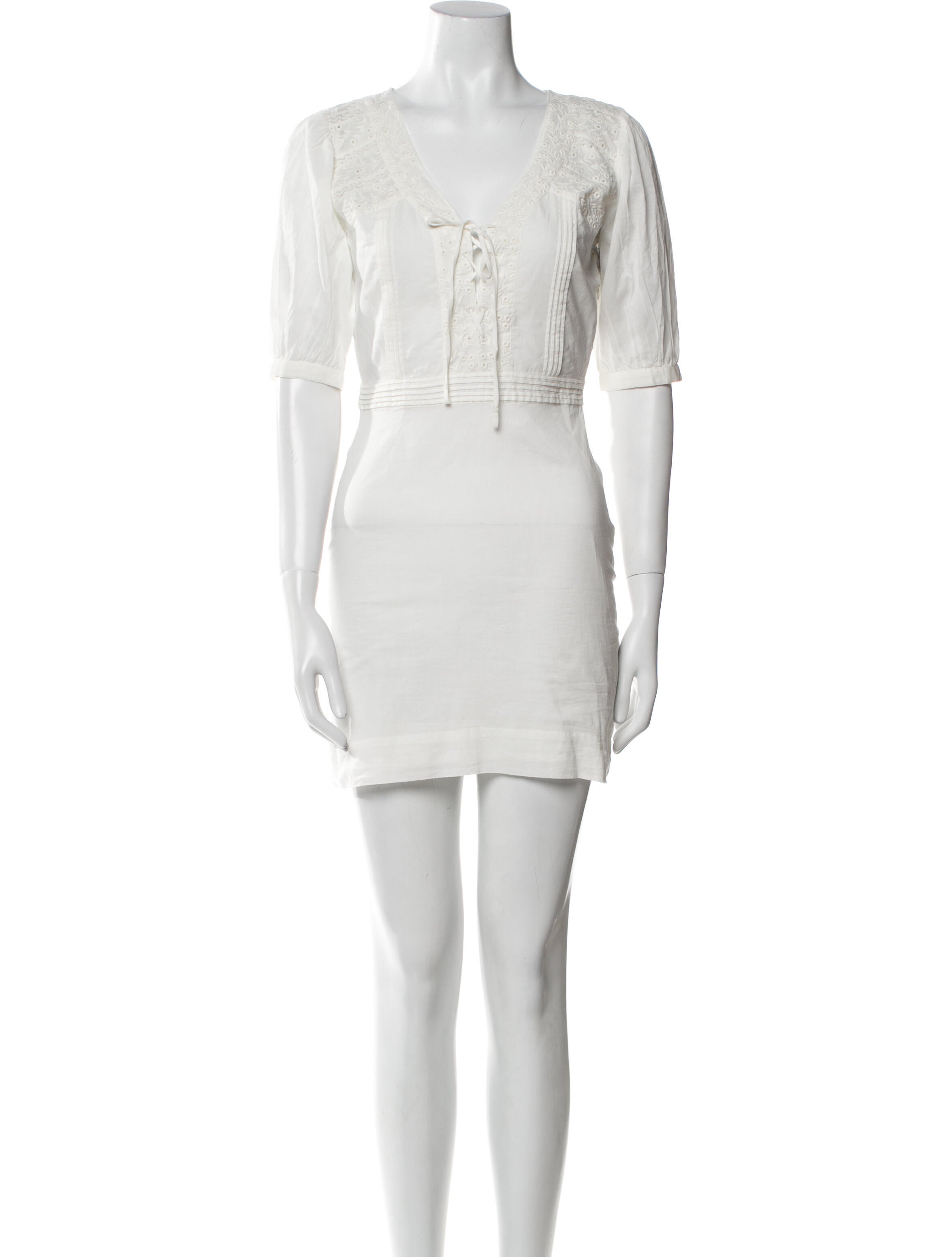 Joie V-Neck Mini Dress