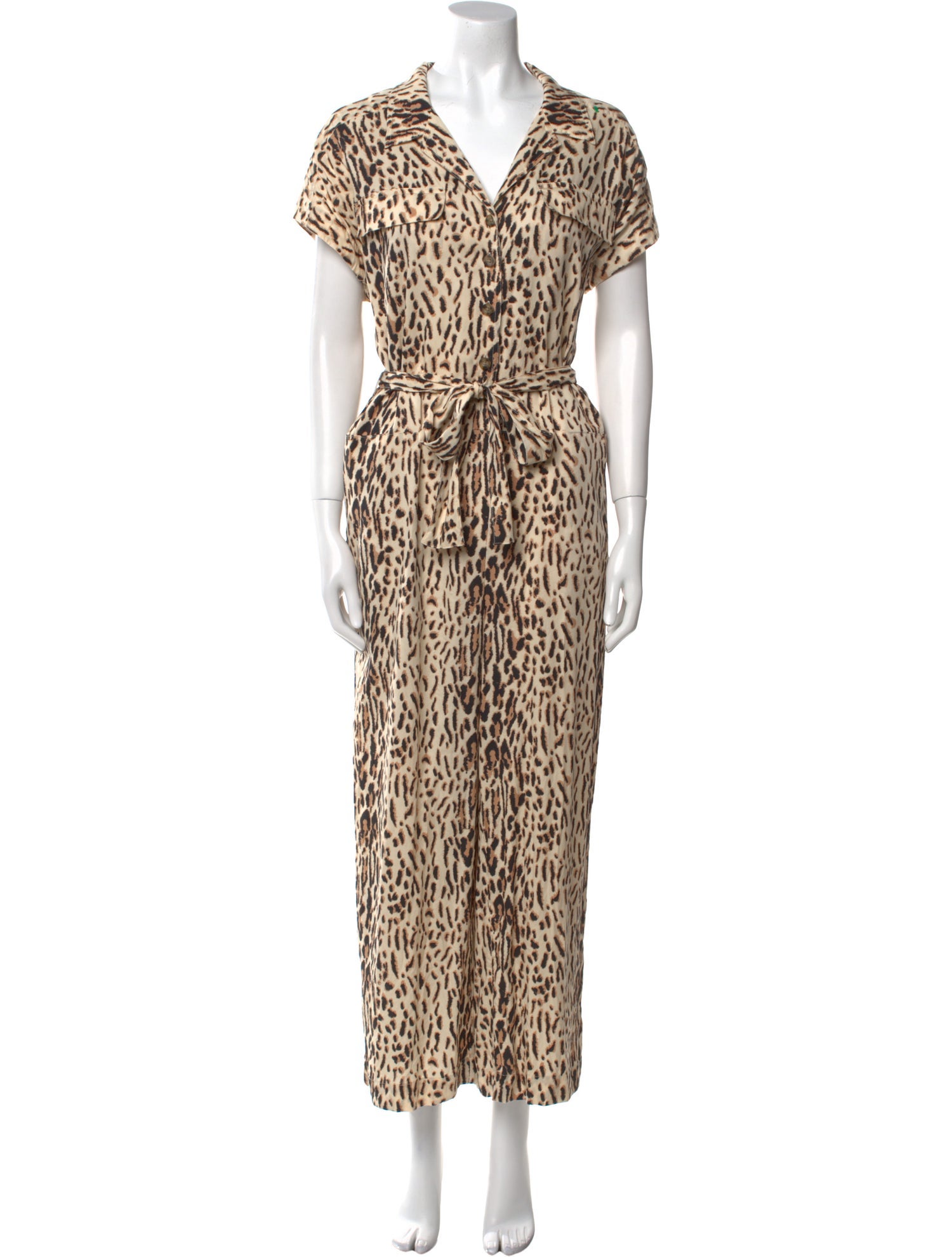 Joie Animal Print Jumpsuit