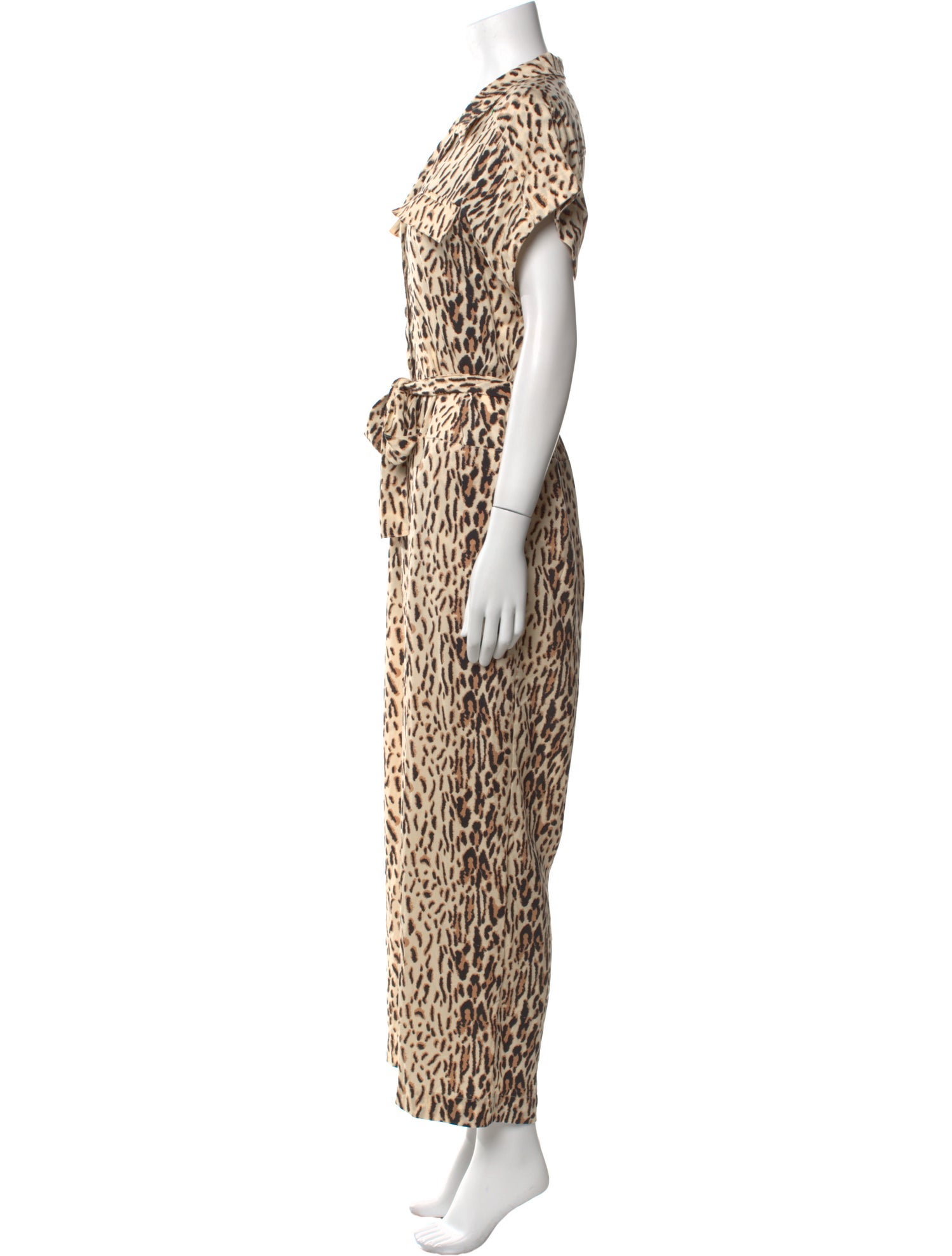 Joie Animal Print Jumpsuit