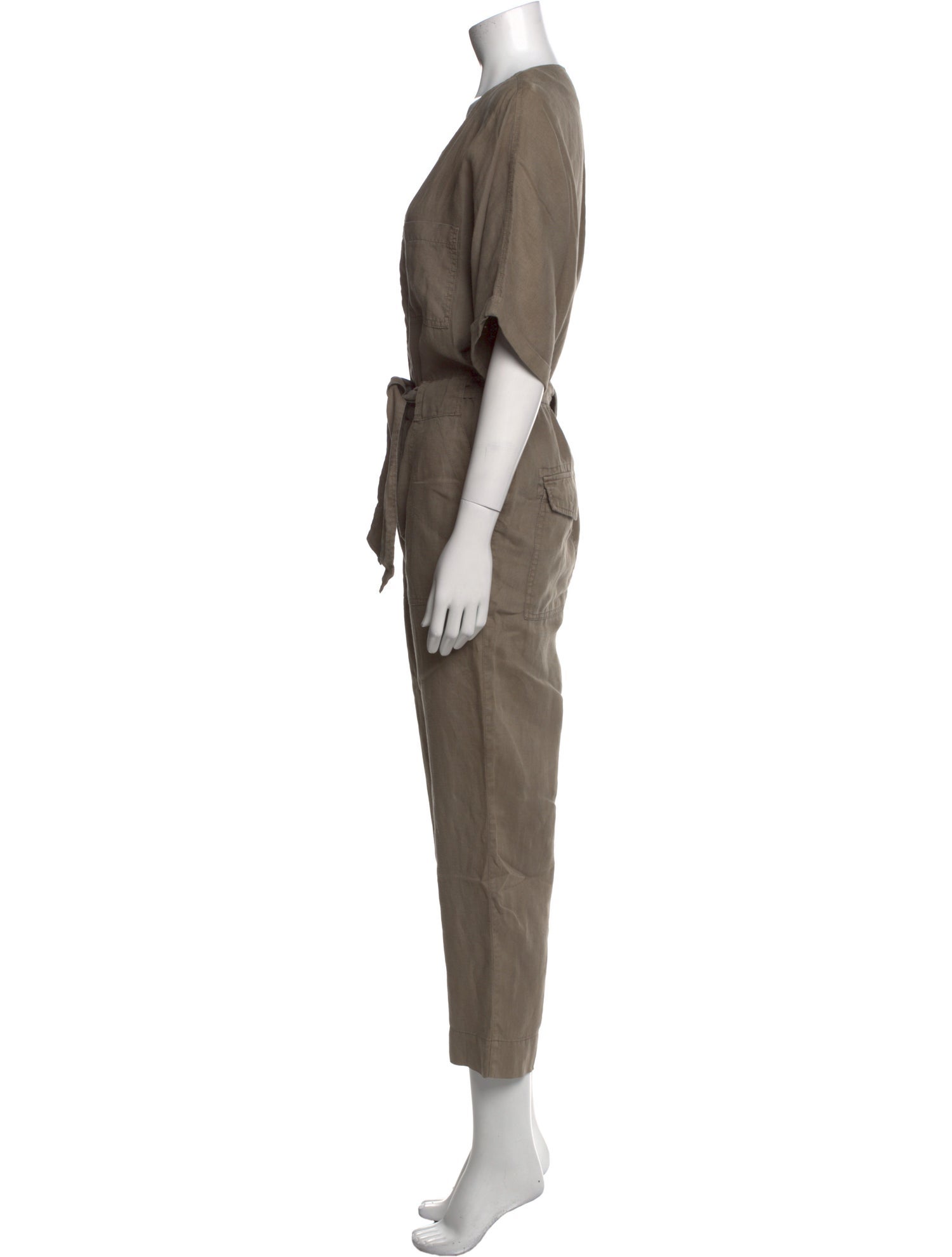 Joie Linen V-Neck Jumpsuit