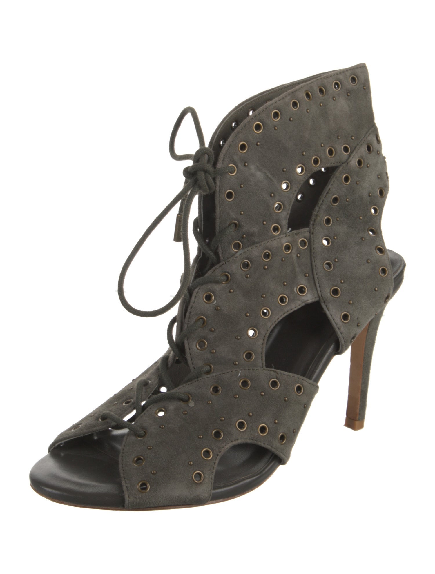 Joie Suede Lasercut Accents Gladiator Sandals