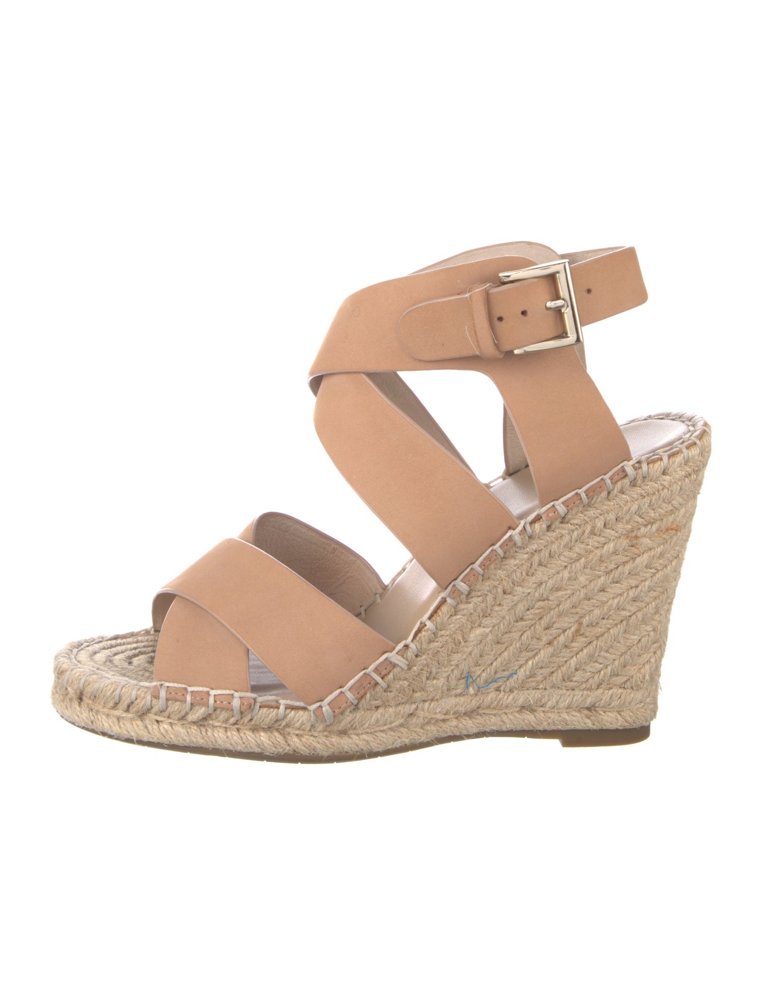 Joie Suede Whipstitch Trim Espadrilles