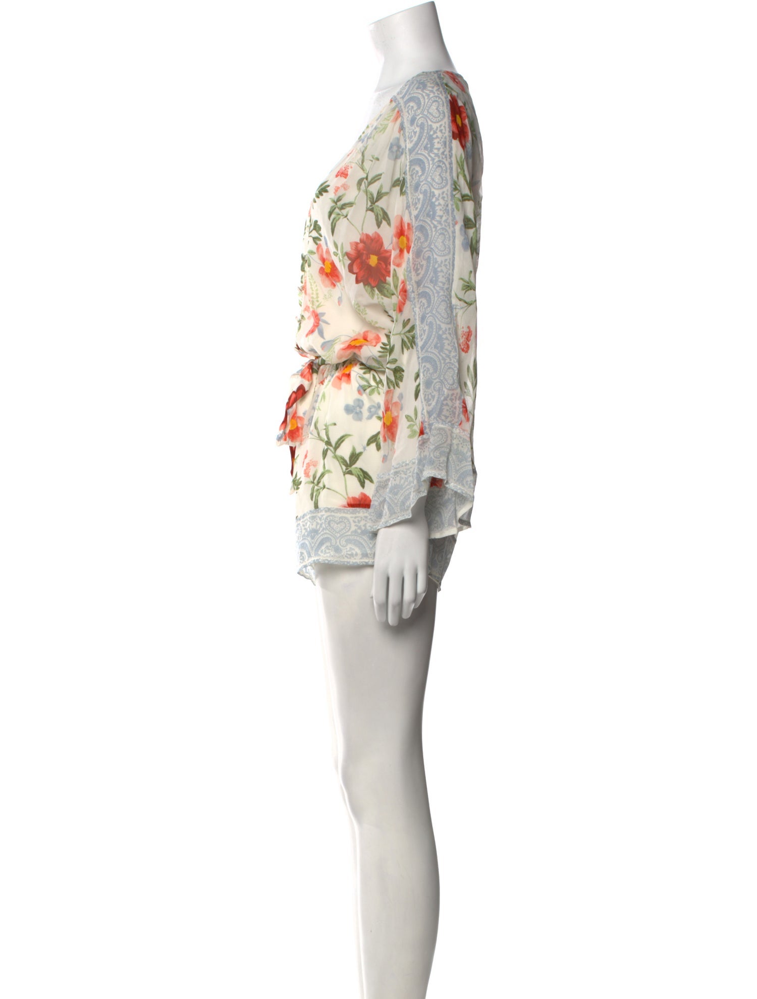 Joie Silk Floral Print Romper