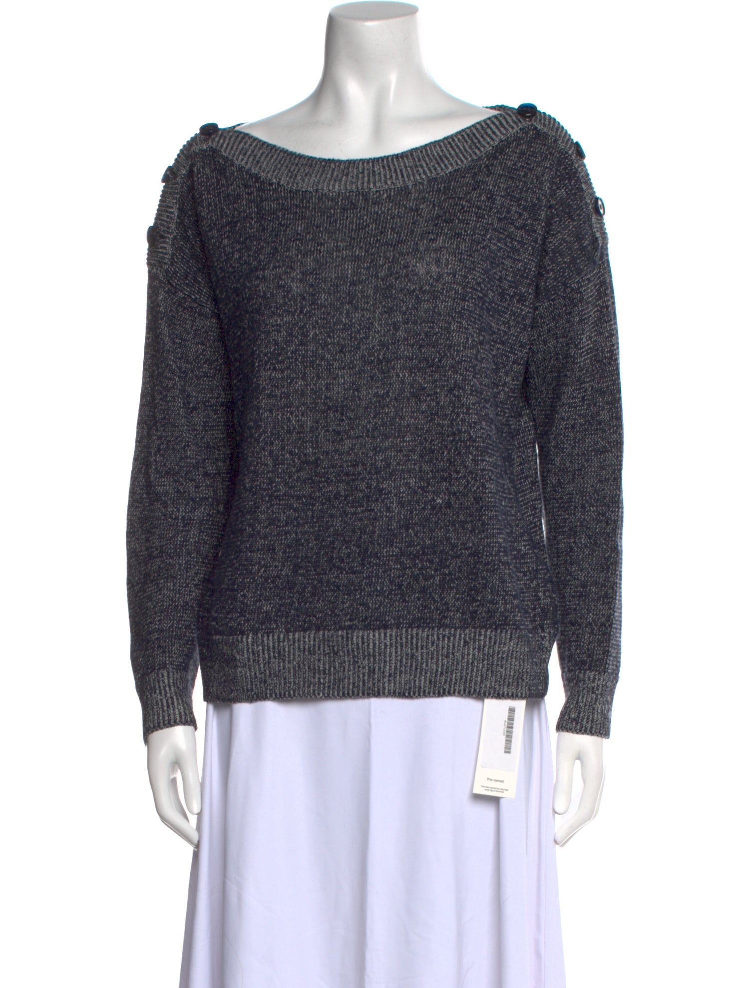 Joie Linen Bateau Neckline Sweater