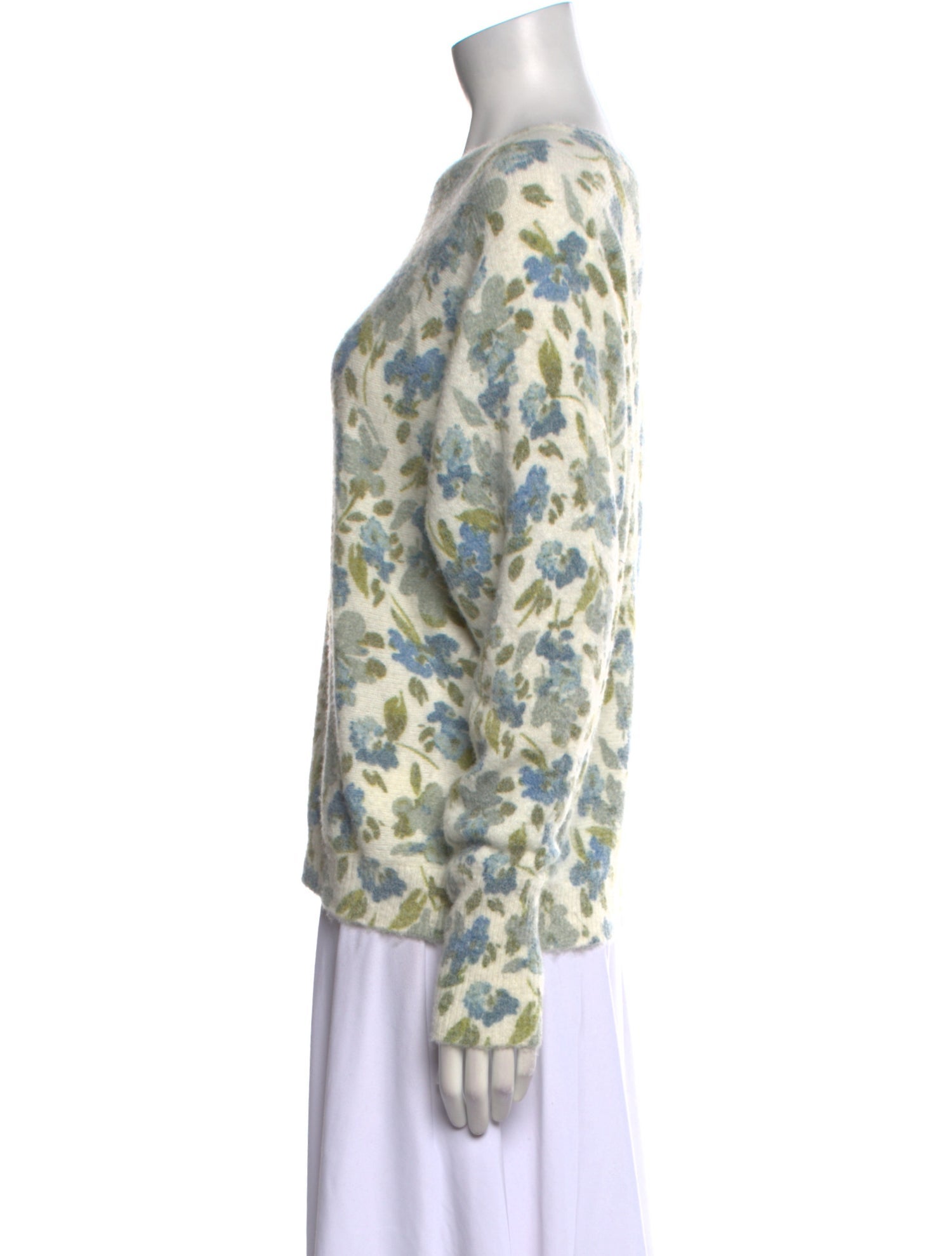 Joie Cashmere Printed Sweater