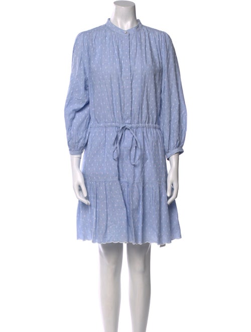 Joie Mock Neck Mini Dress