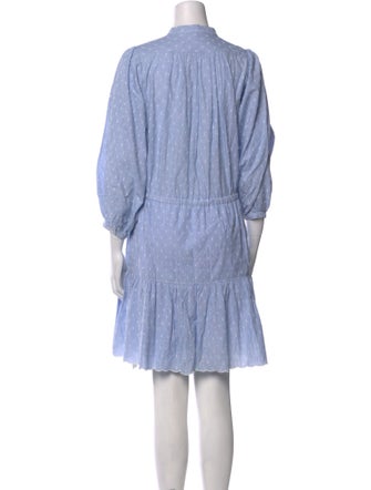 Joie Mock Neck Mini Dress