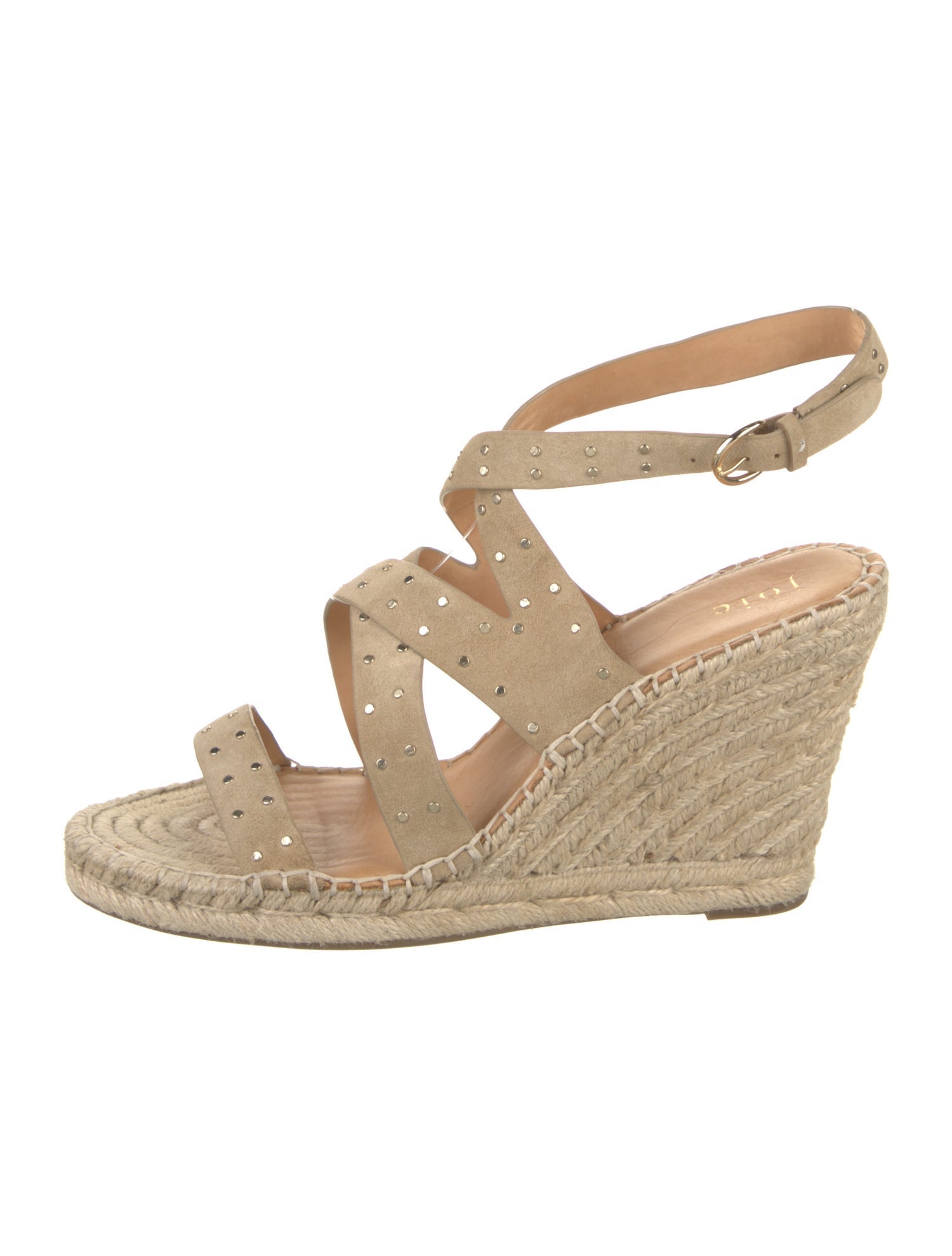 Joie Suede Studded Accents Espadrilles