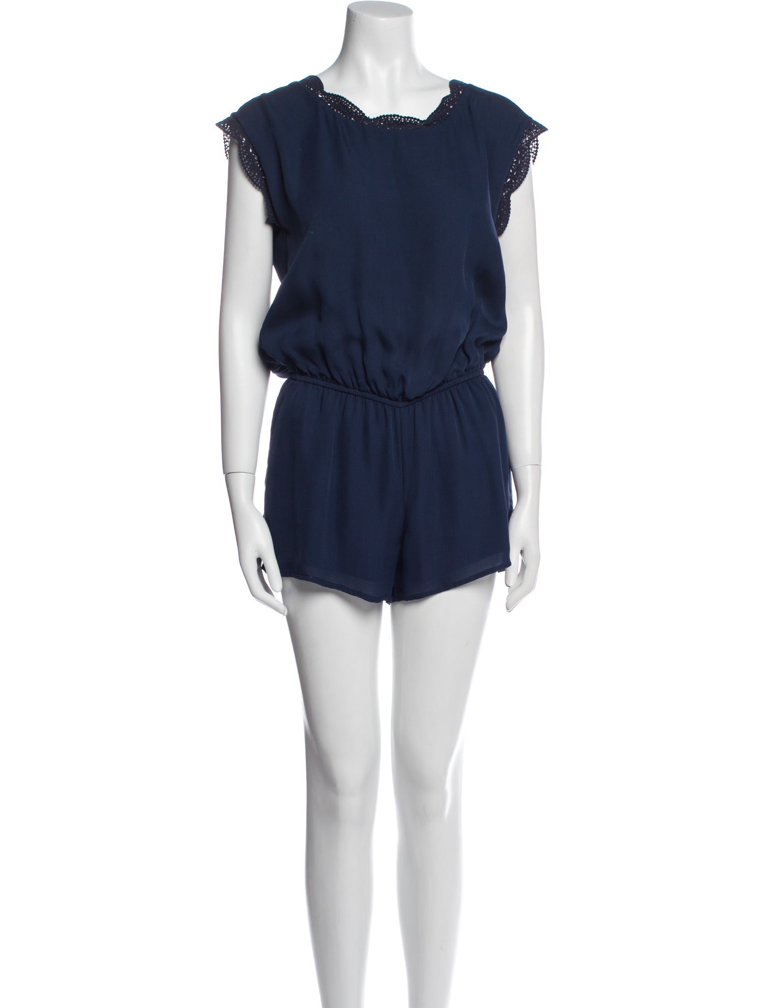 Joie Silk Scoop Neck Romper