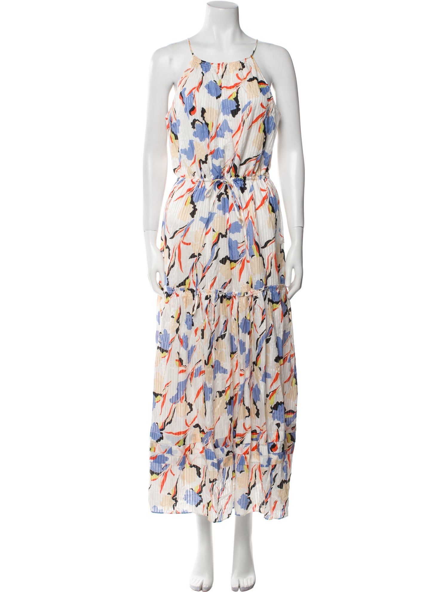 Joie Printed Long Dress
