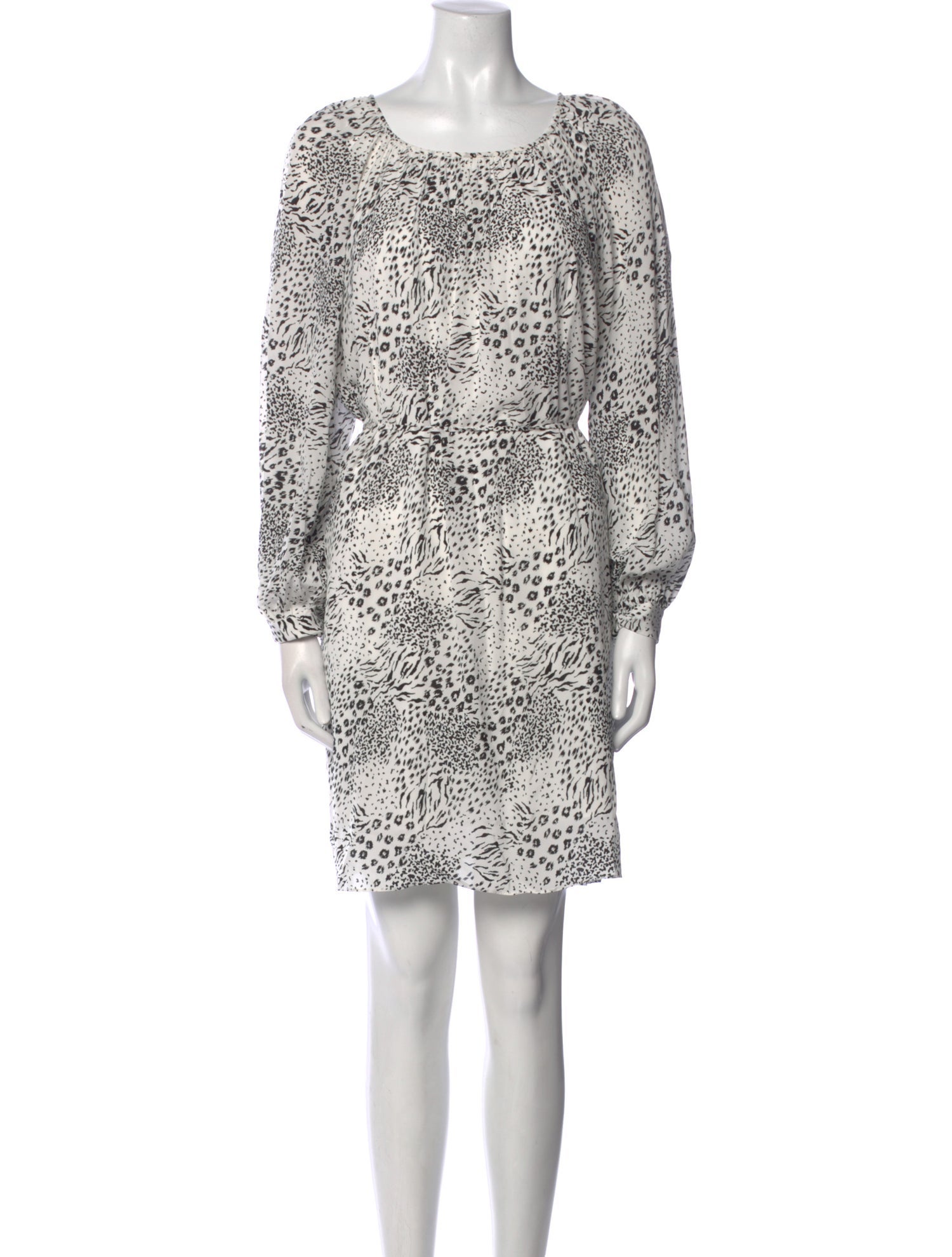 Joie Animal Print Mini Dress