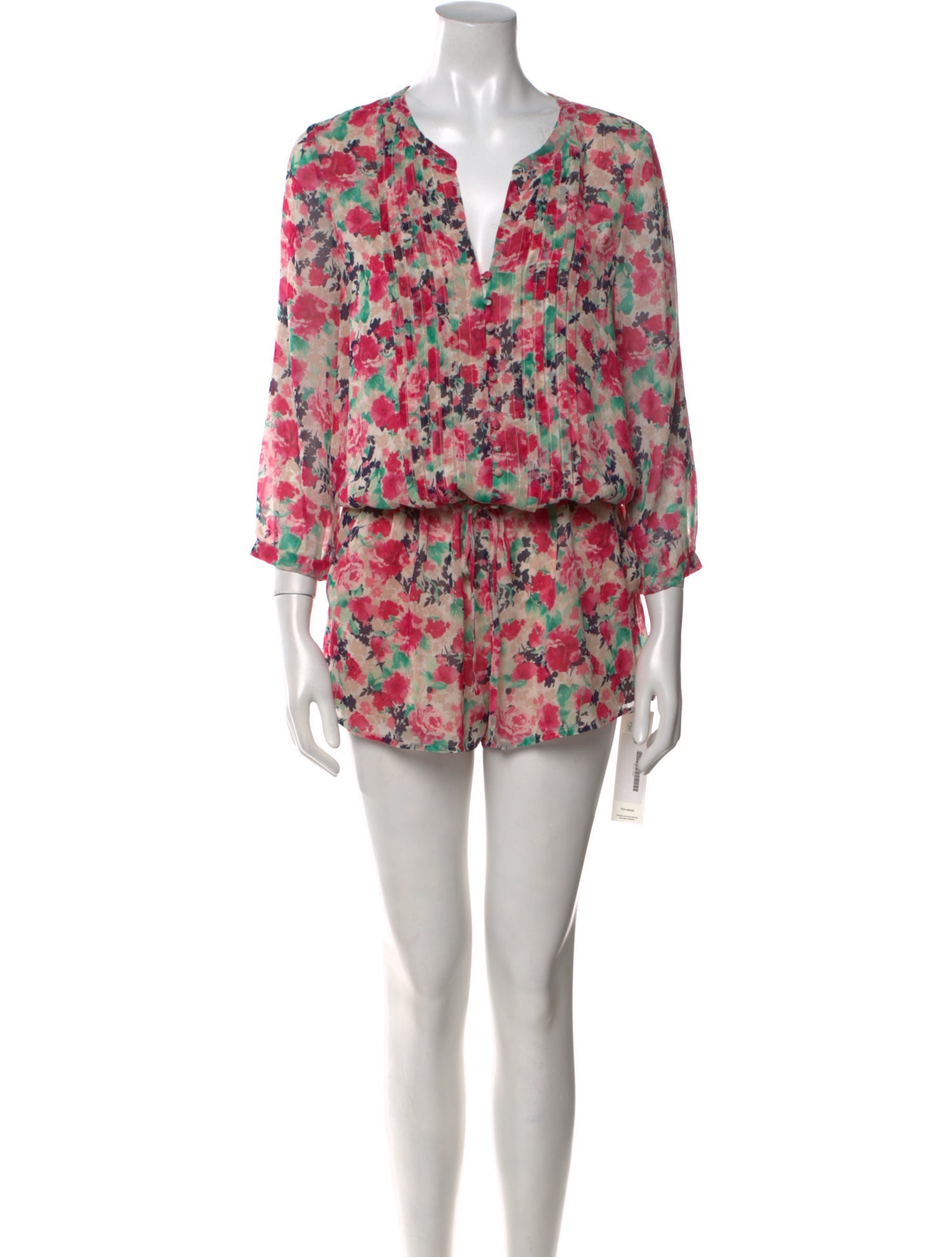 Joie Silk Floral Print Romper