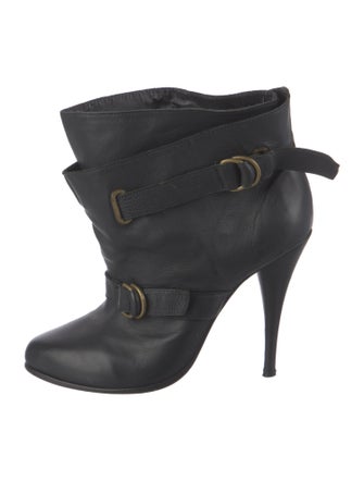 Joie Leather Moto Boots