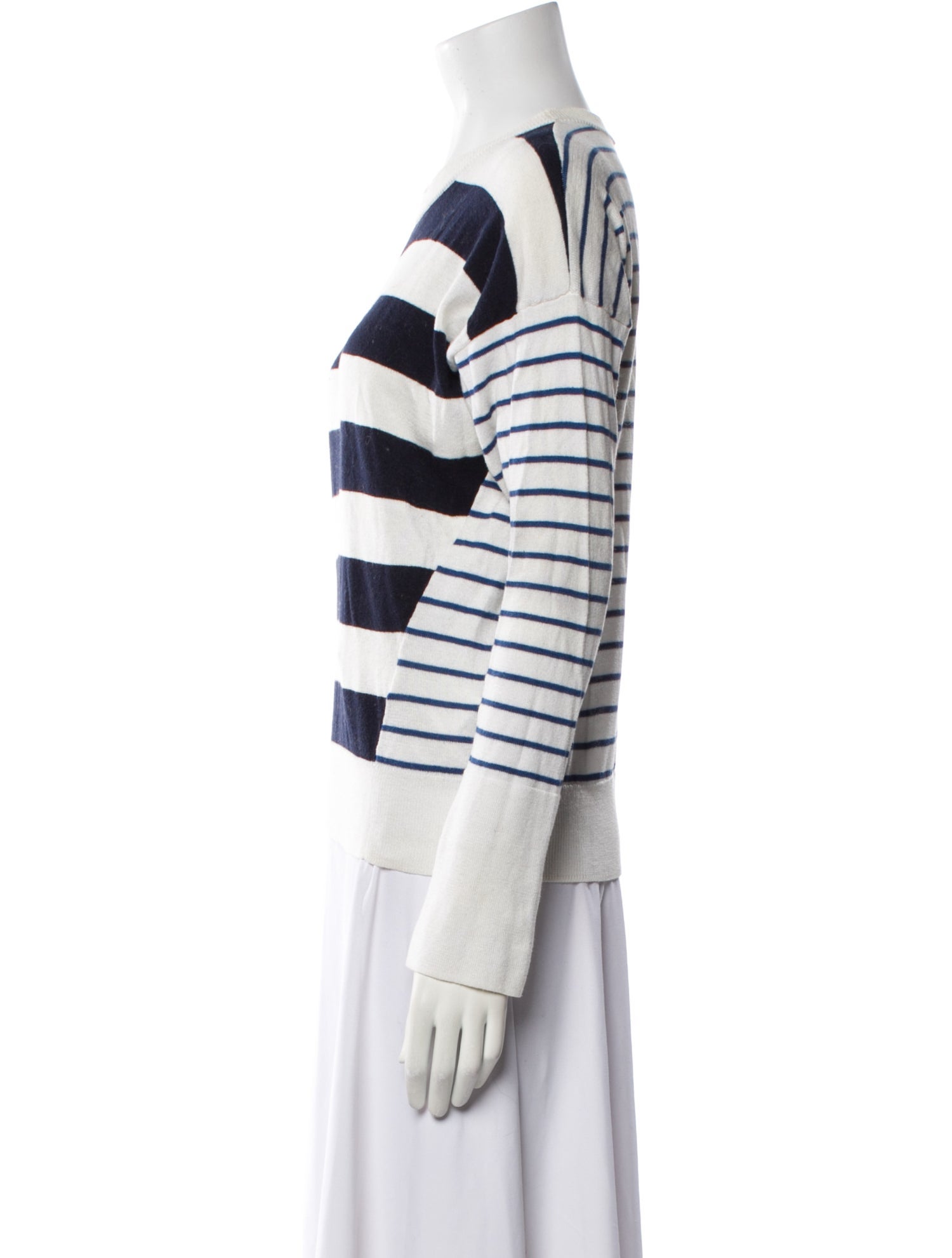 Joie Striped Crew Neck Sweater