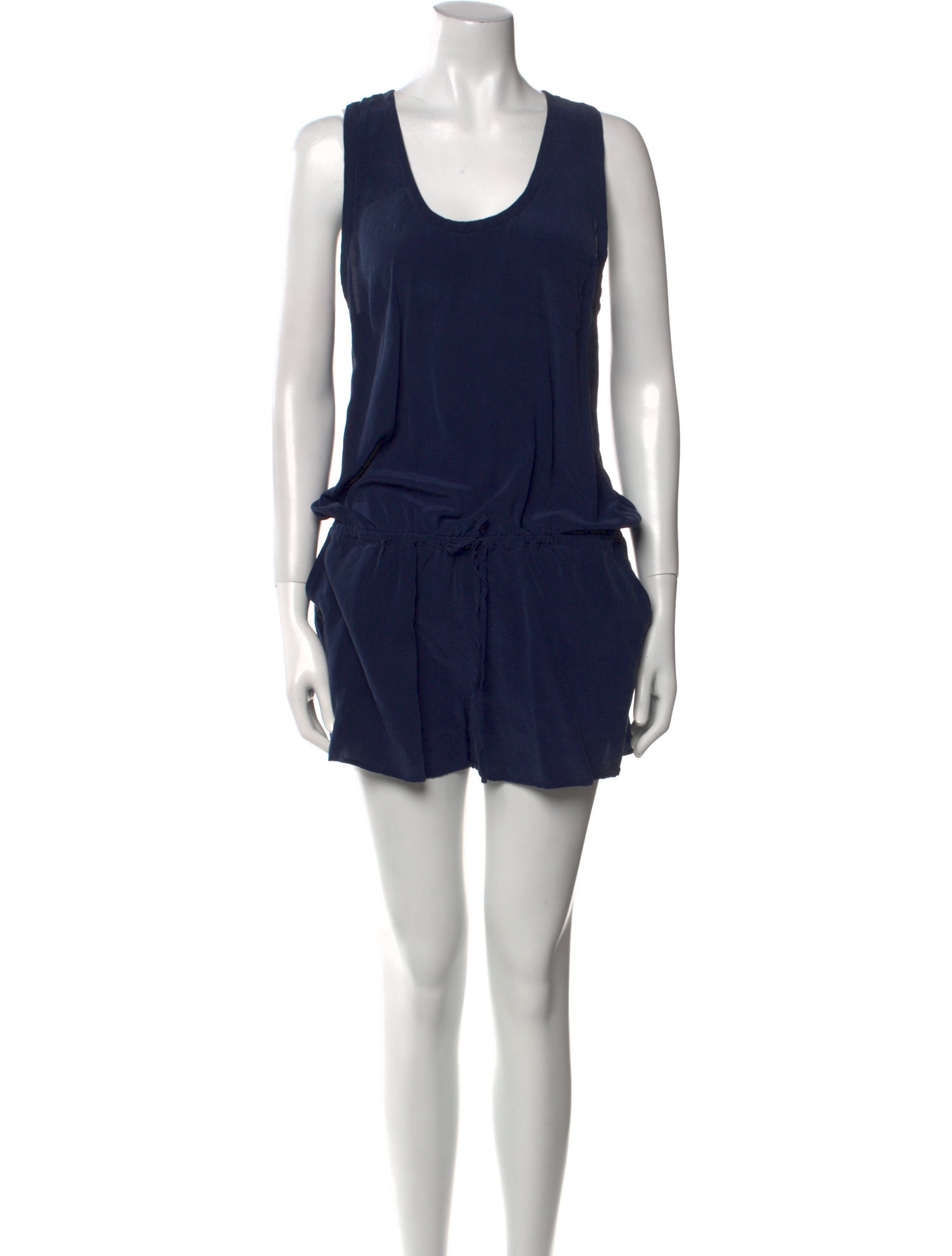 Joie Silk Scoop Neck Romper