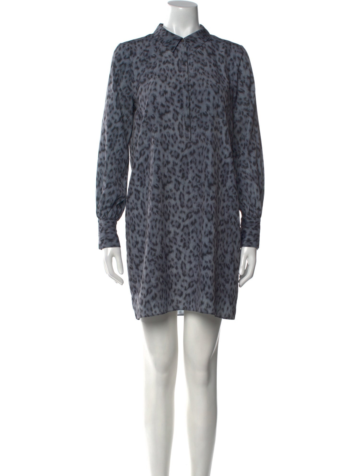 Joie Animal Print Mini Dress