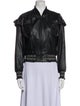 Joie Leather Bomber Jacket