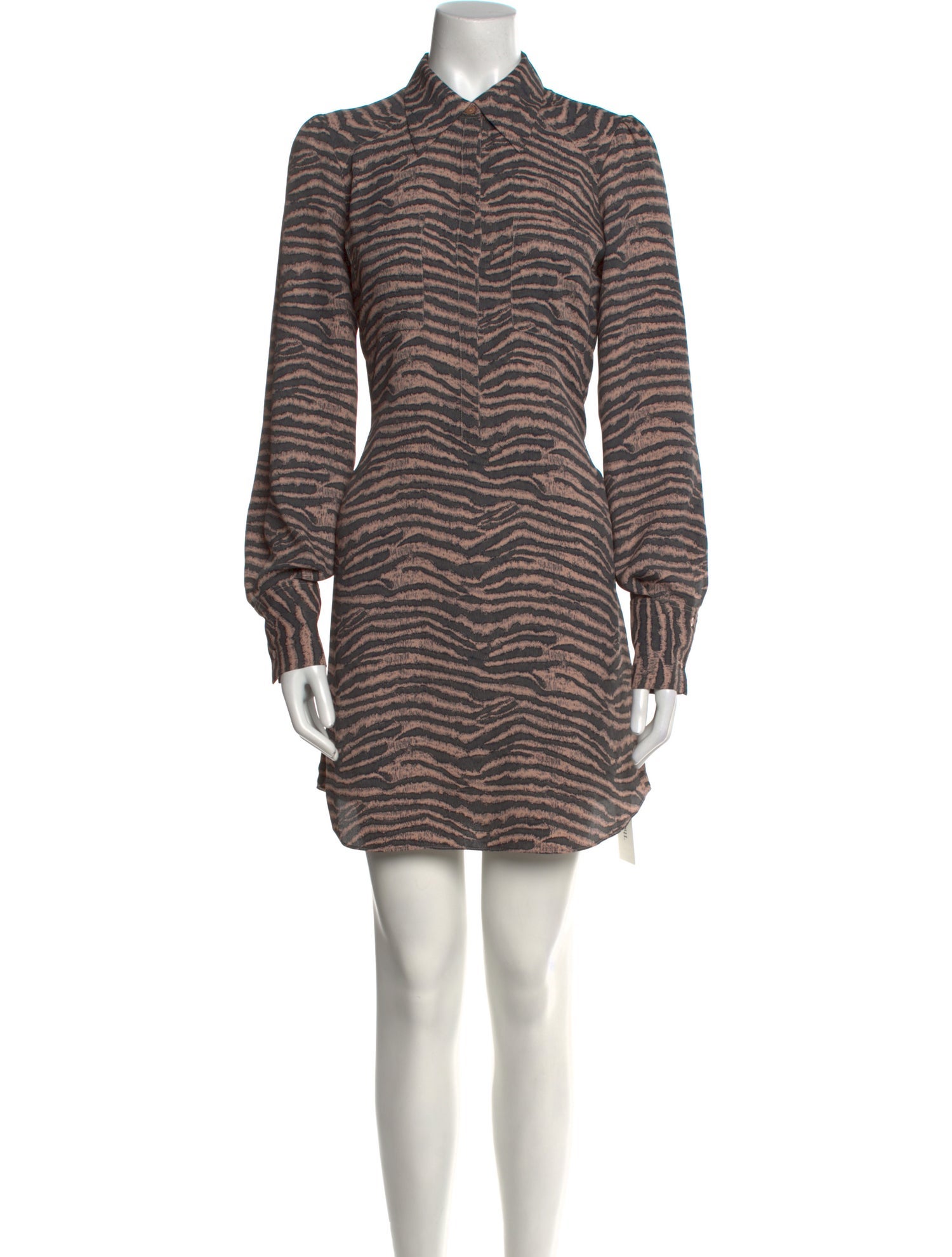 Joie Animal Print Mini Dress