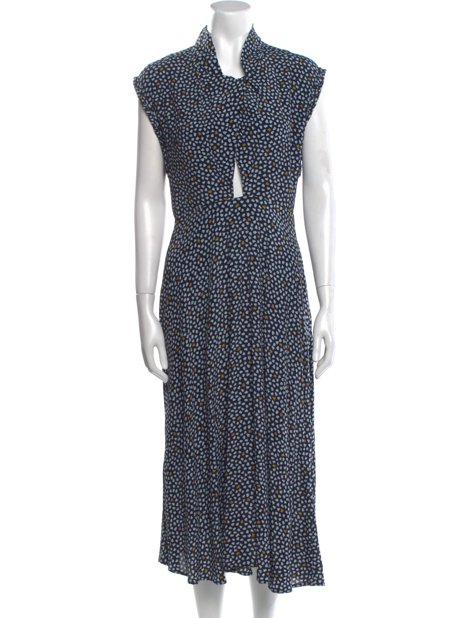 Joie Printed Long Dress