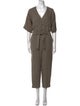 Joie Linen V-Neck Jumpsuit