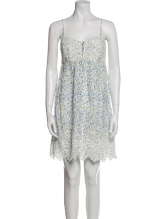 Joie Floral Print Mini Dress