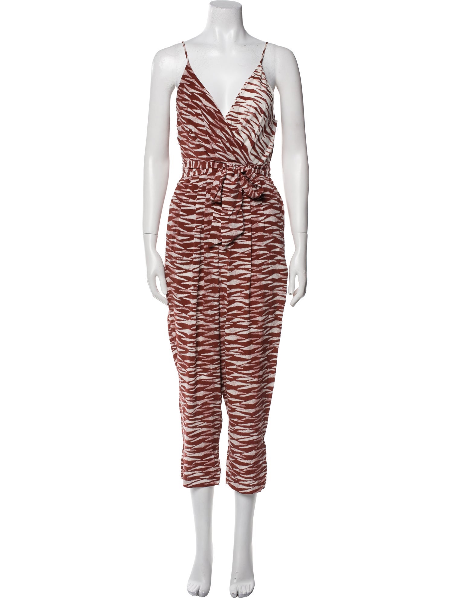 Joie Silk Printed Jumpsuit