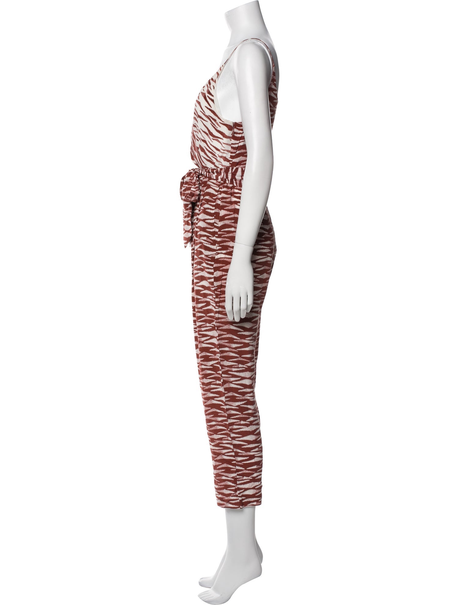 Joie Silk Printed Jumpsuit