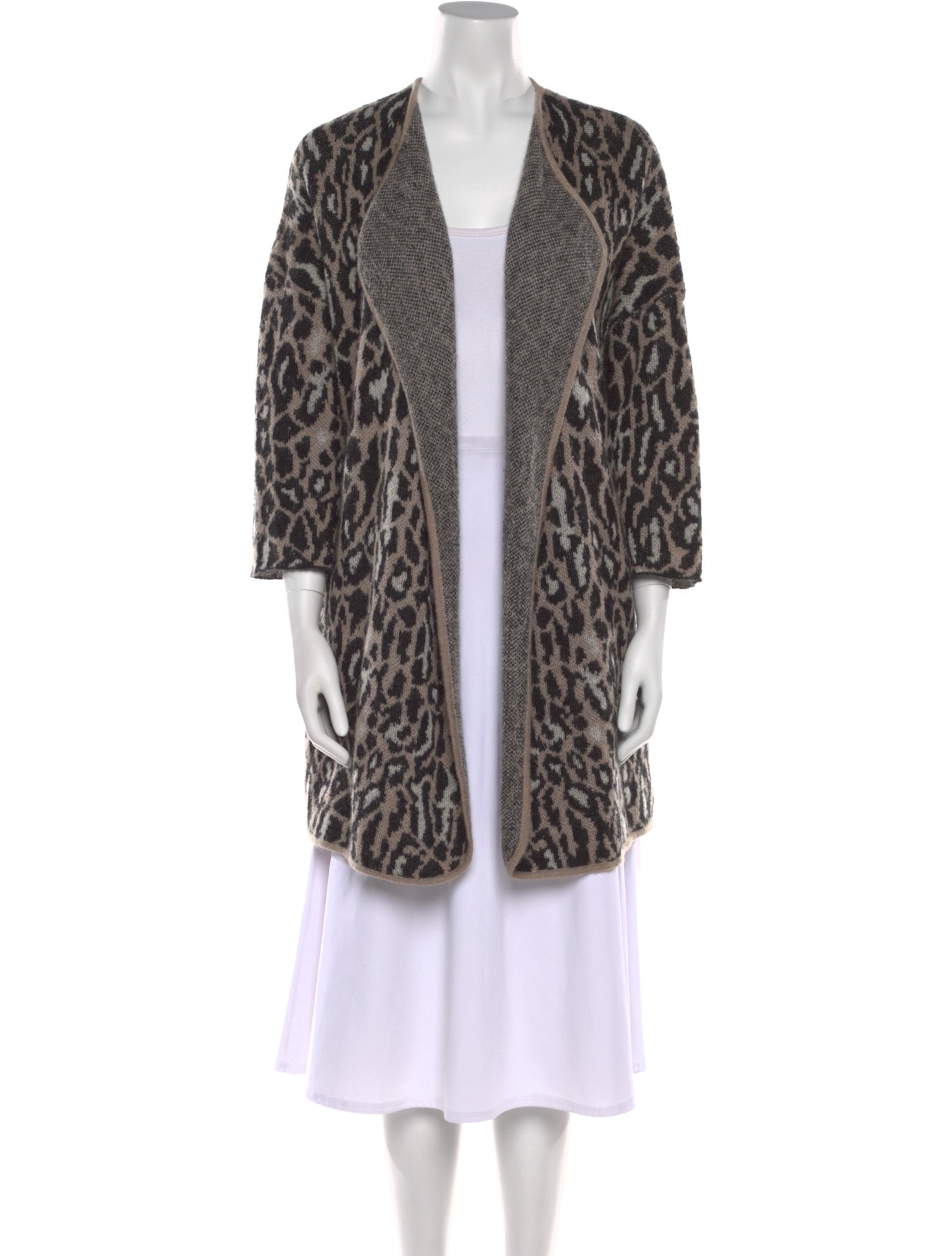 Joie Wool Animal Print Sweater