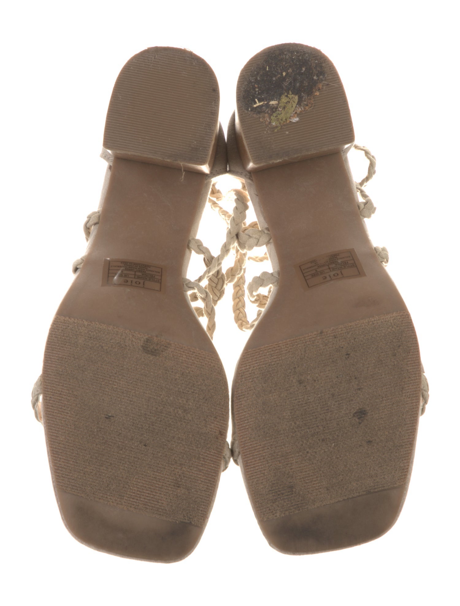 Joie Suede Braided Accents Sandals