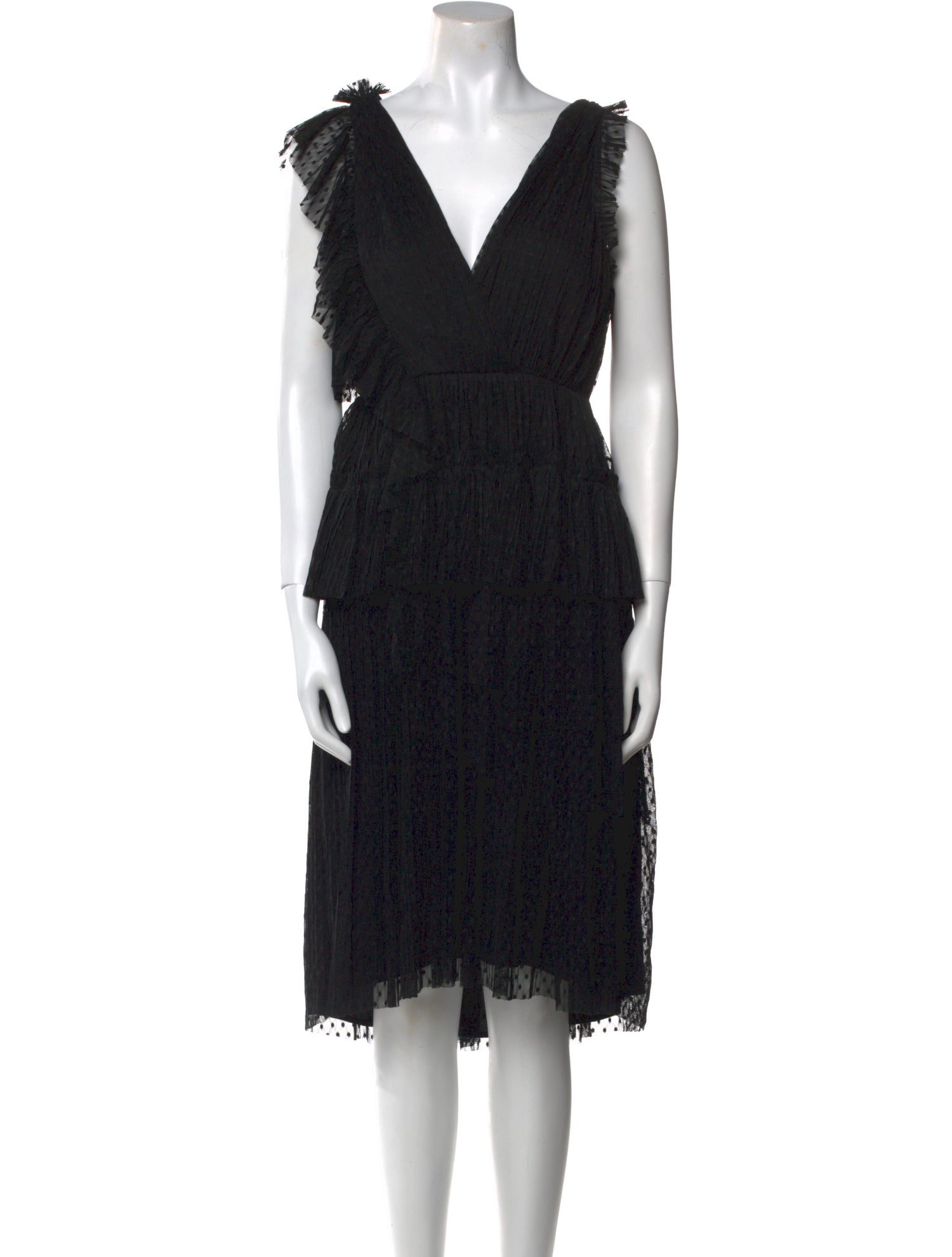 Joie V-Neck Midi Length Dress