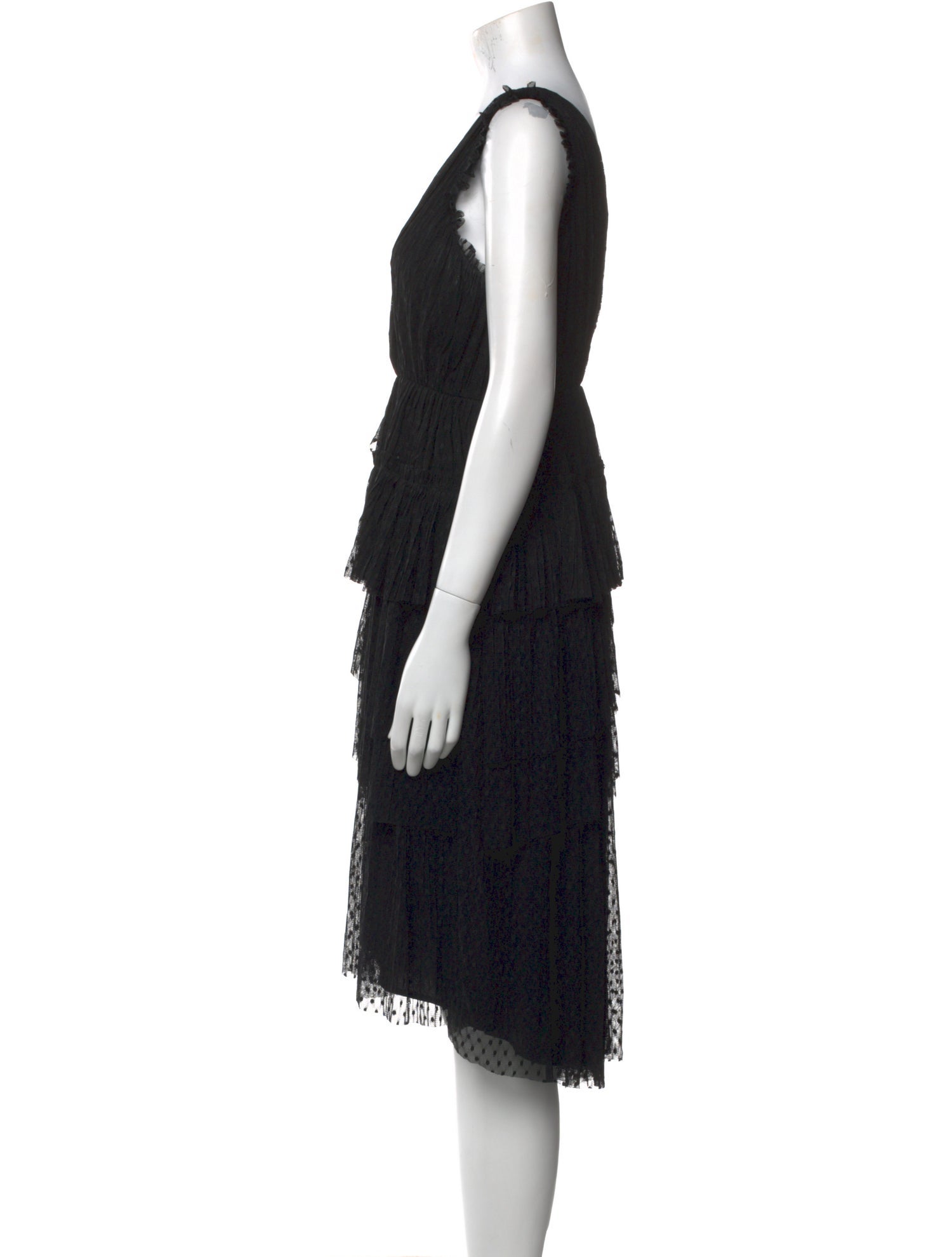 Joie V-Neck Midi Length Dress